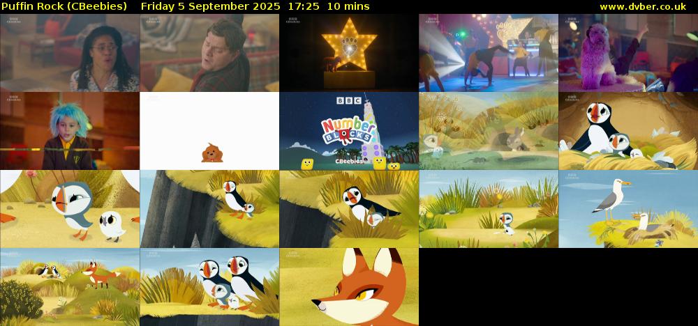 Puffin Rock (CBeebies) Friday 5 September 2025 17:25 - 17:35