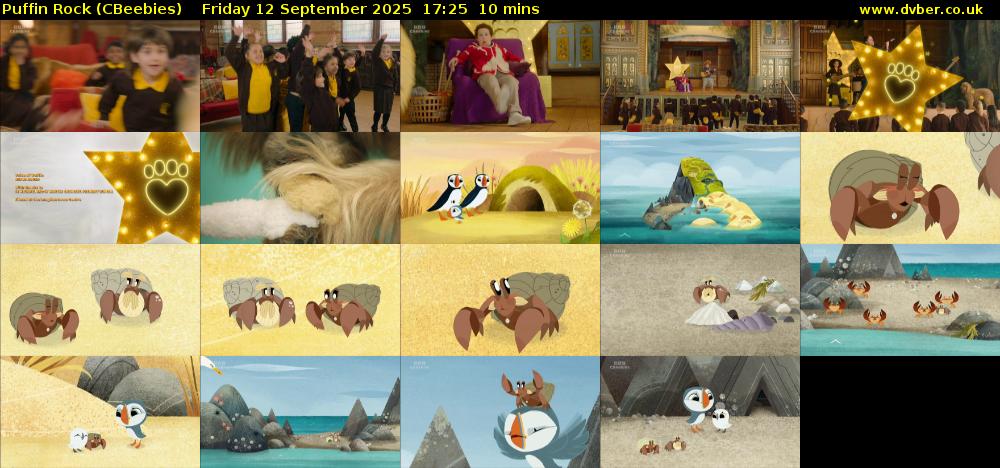 Puffin Rock (CBeebies) Friday 12 September 2025 17:25 - 17:35