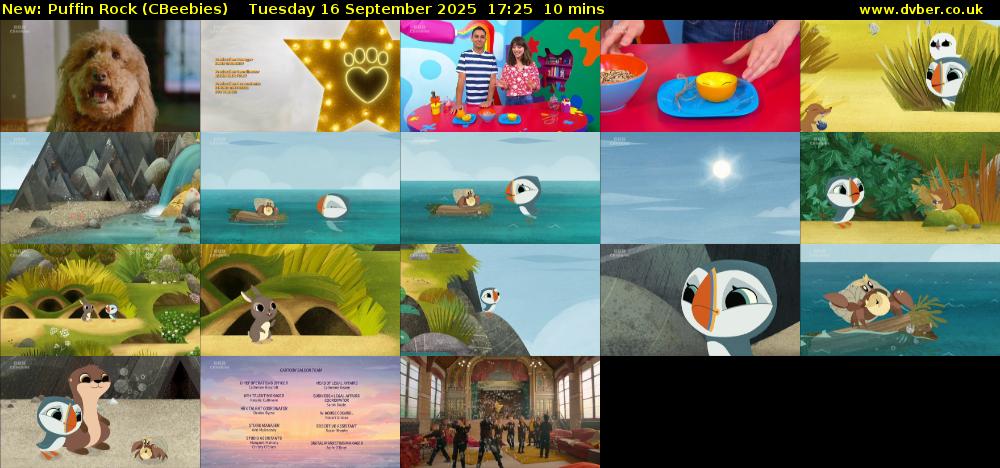 Puffin Rock (CBeebies) Tuesday 16 September 2025 17:25 - 17:35