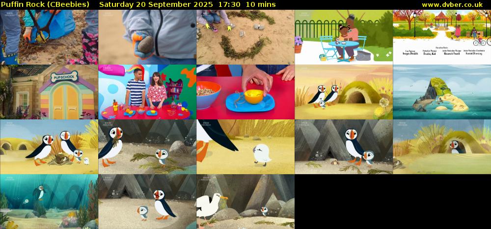 Puffin Rock (CBeebies) Saturday 20 September 2025 17:30 - 17:40