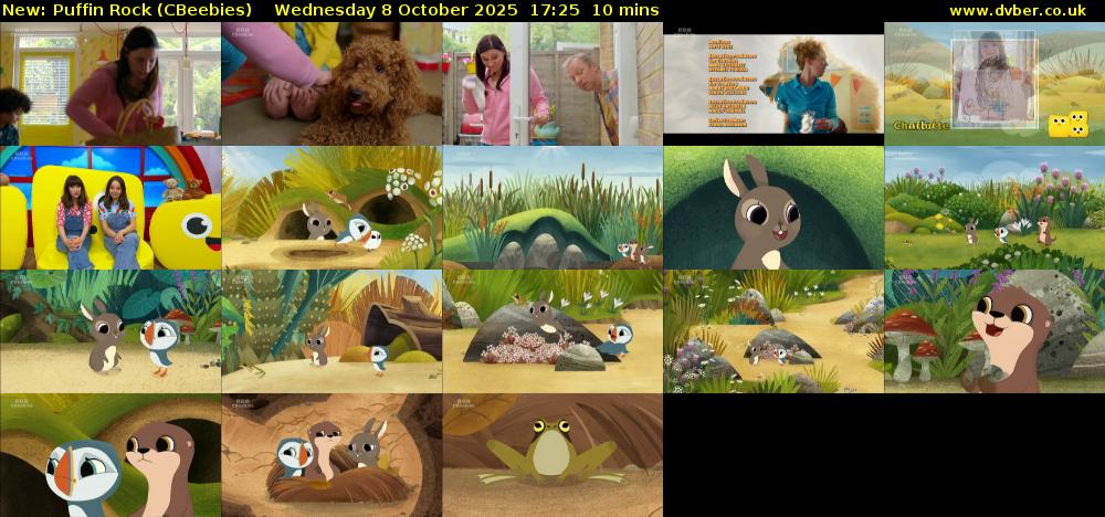 Puffin Rock (CBeebies) Wednesday 8 October 2025 17:25 - 17:35