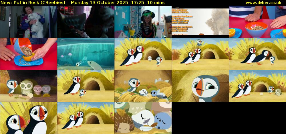 Puffin Rock (CBeebies) Monday 13 October 2025 17:25 - 17:35
