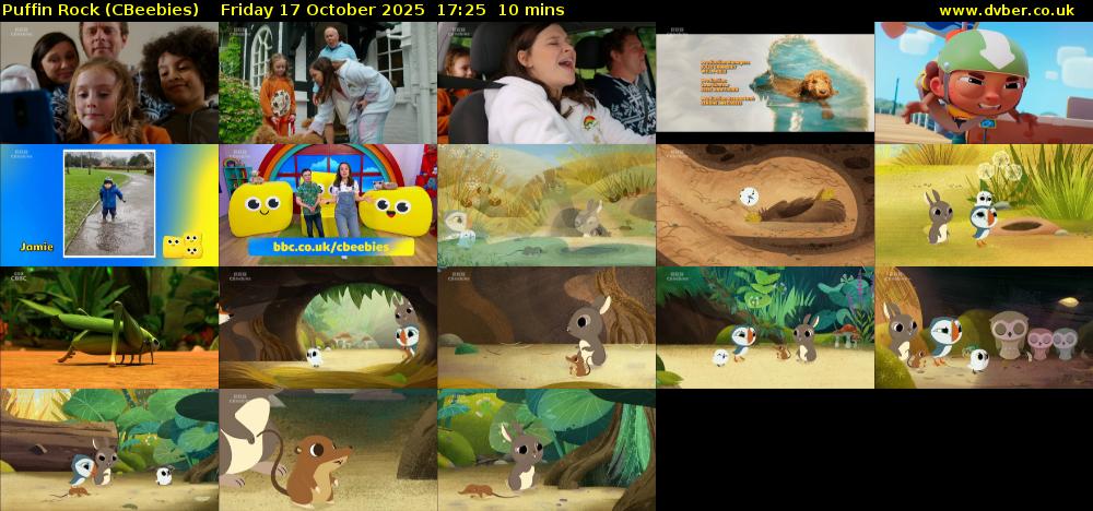 Puffin Rock (CBeebies) Friday 17 October 2025 17:25 - 17:35
