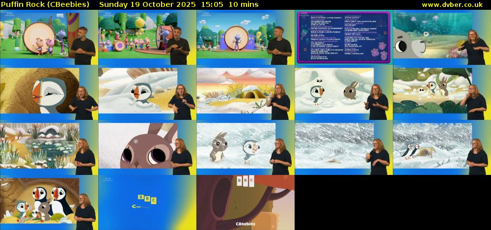 Puffin Rock (CBeebies) Sunday 19 October 2025 15:05 - 15:15
