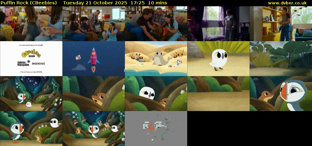 Puffin Rock (CBeebies) Tuesday 21 October 2025 17:25 - 17:35