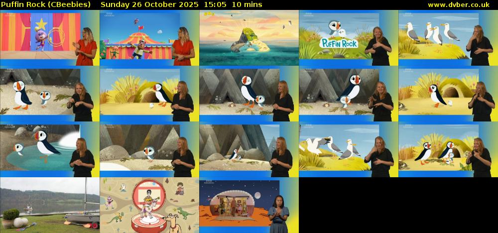 Puffin Rock (CBeebies) Sunday 26 October 2025 15:05 - 15:15