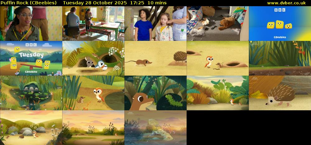 Puffin Rock (CBeebies) Tuesday 28 October 2025 17:25 - 17:35