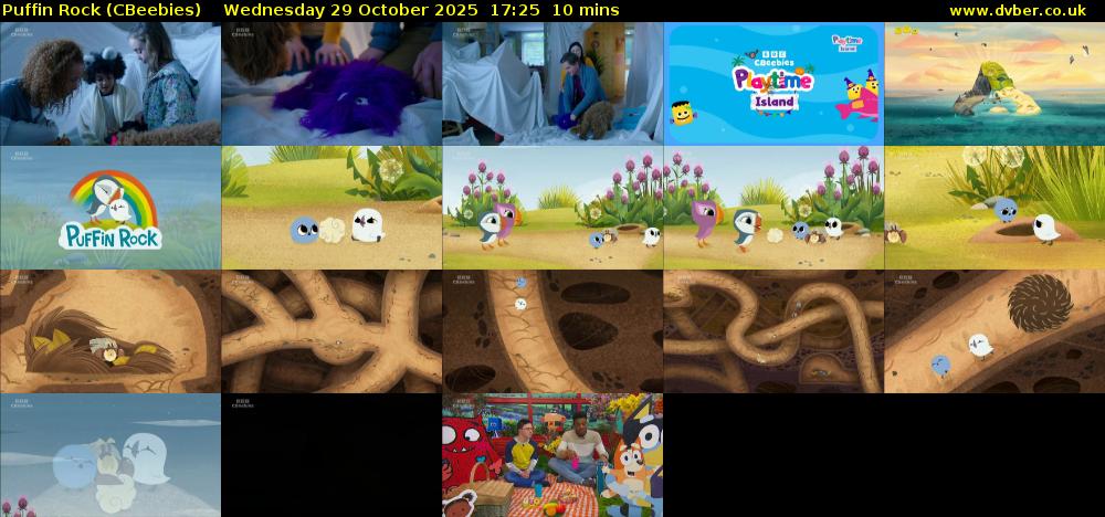 Puffin Rock (CBeebies) Wednesday 29 October 2025 17:25 - 17:35