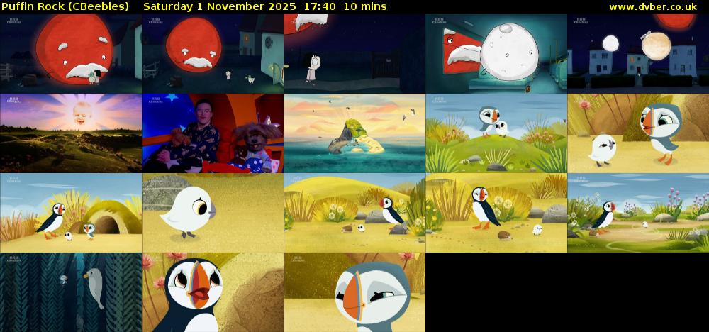 Puffin Rock (CBeebies) Saturday 1 November 2025 17:40 - 17:50