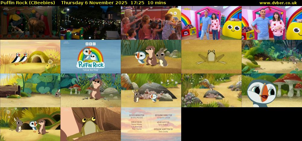 Puffin Rock (CBeebies) Thursday 6 November 2025 17:25 - 17:35