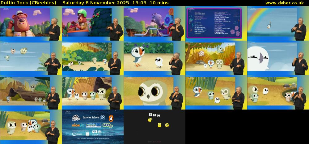 Puffin Rock (CBeebies) Saturday 8 November 2025 15:05 - 15:15