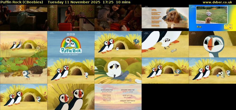 Puffin Rock (CBeebies) Tuesday 11 November 2025 17:25 - 17:35