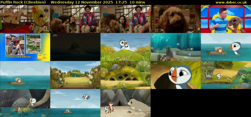 Puffin Rock (CBeebies) Wednesday 12 November 2025 17:25 - 17:35