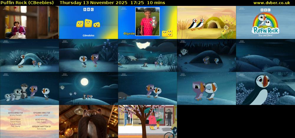 Puffin Rock (CBeebies) Thursday 13 November 2025 17:25 - 17:35