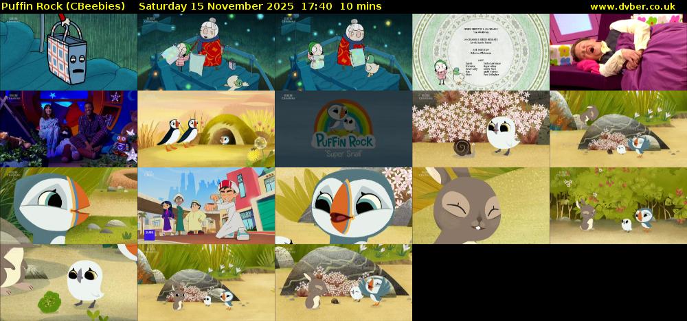 Puffin Rock (CBeebies) Saturday 15 November 2025 17:40 - 17:50