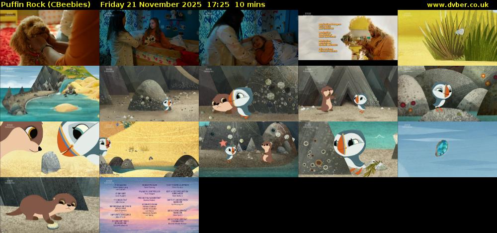 Puffin Rock (CBeebies) Friday 21 November 2025 17:25 - 17:35