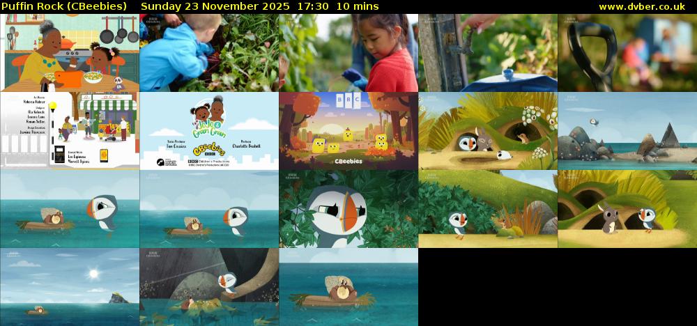Puffin Rock (CBeebies) Sunday 23 November 2025 17:30 - 17:40