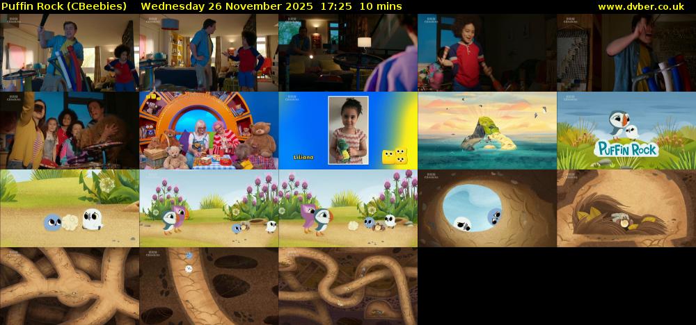Puffin Rock (CBeebies) Wednesday 26 November 2025 17:25 - 17:35