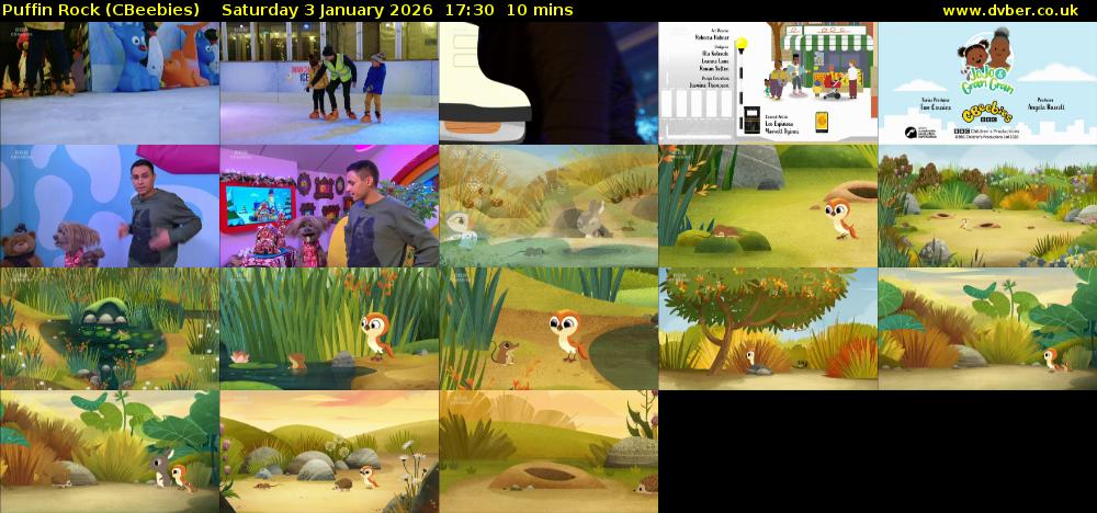 Puffin Rock (CBeebies) Saturday 3 January 2026 17:30 - 17:40