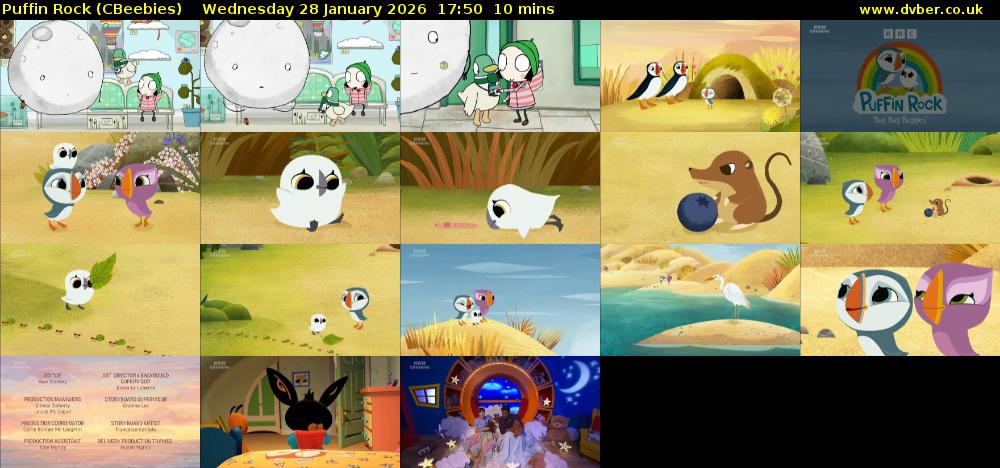 Puffin Rock (CBeebies) Wednesday 28 January 2026 17:50 - 18:00