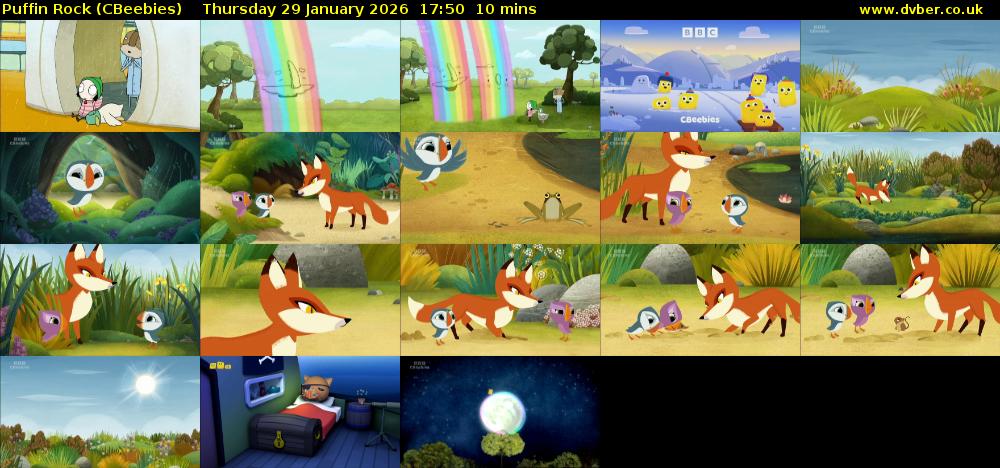 Puffin Rock (CBeebies) Thursday 29 January 2026 17:50 - 18:00