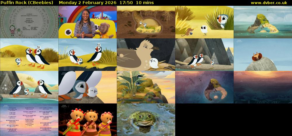 Puffin Rock (CBeebies) Monday 2 February 2026 17:50 - 18:00