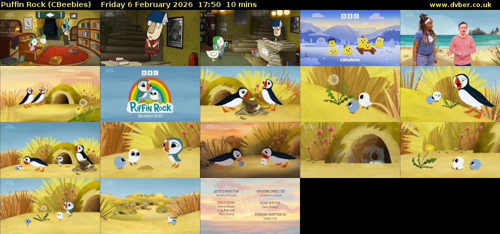 Puffin Rock (CBeebies) Friday 6 February 2026 17:50 - 18:00