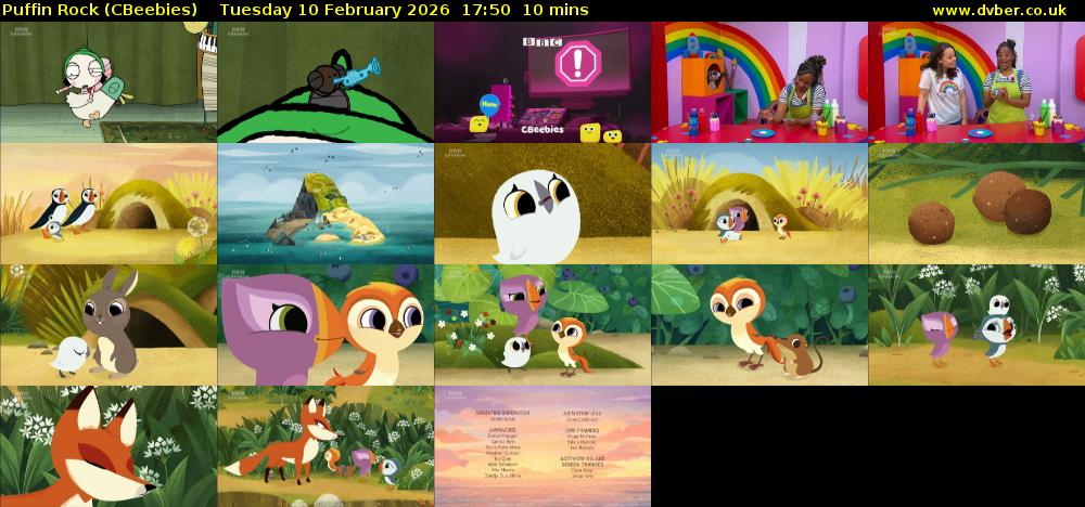 Puffin Rock (CBeebies) Tuesday 10 February 2026 17:50 - 18:00