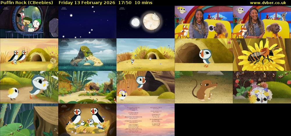 Puffin Rock (CBeebies) Friday 13 February 2026 17:50 - 18:00