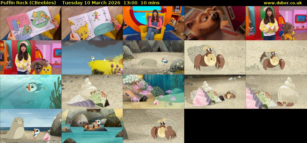 Puffin Rock (CBeebies) Tuesday 10 March 2026 13:00 - 13:10
