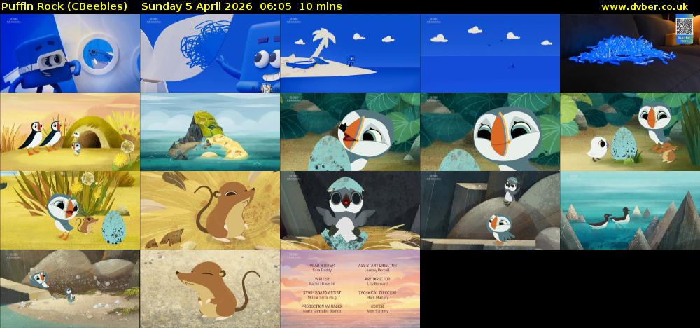 Puffin Rock (CBeebies) Sunday 5 April 2026 06:05 - 06:15