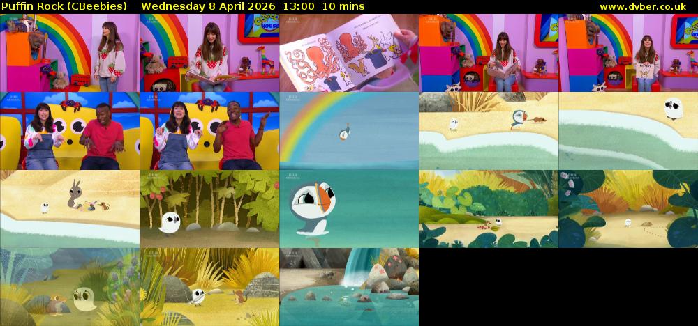 Puffin Rock (CBeebies) Wednesday 8 April 2026 13:00 - 13:10