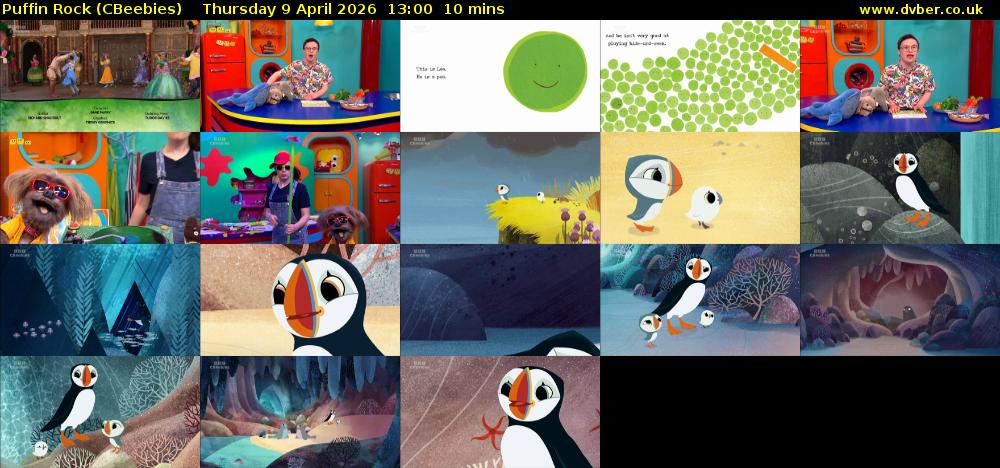 Puffin Rock (CBeebies) Thursday 9 April 2026 13:00 - 13:10