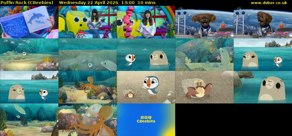 Puffin Rock (CBeebies) Wednesday 22 April 2026 13:00 - 13:10