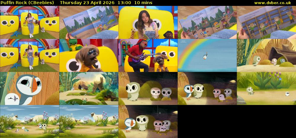 Puffin Rock (CBeebies) Thursday 23 April 2026 13:00 - 13:10
