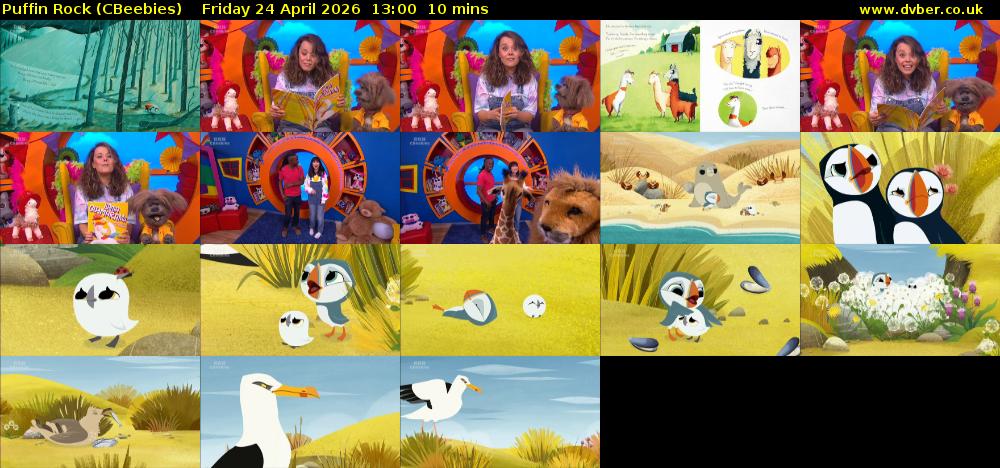 Puffin Rock (CBeebies) Friday 24 April 2026 13:00 - 13:10