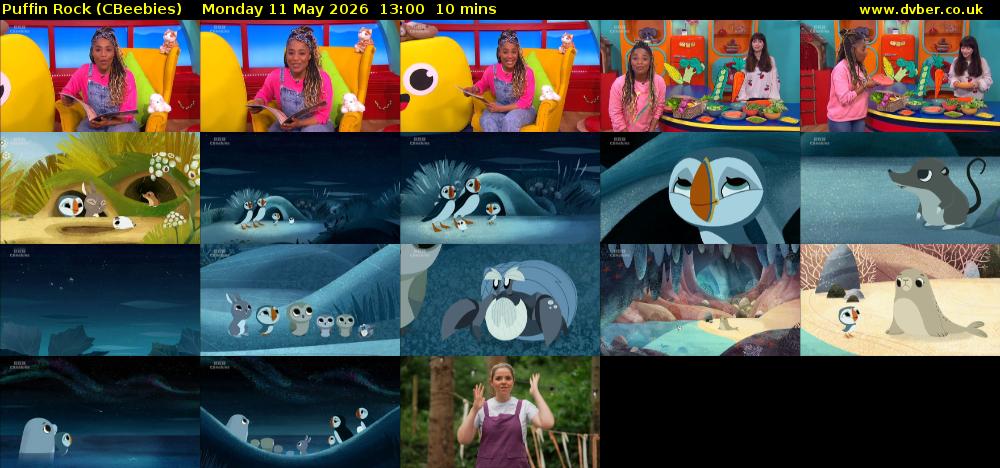 Puffin Rock (CBeebies) Monday 11 May 2026 13:00 - 13:10