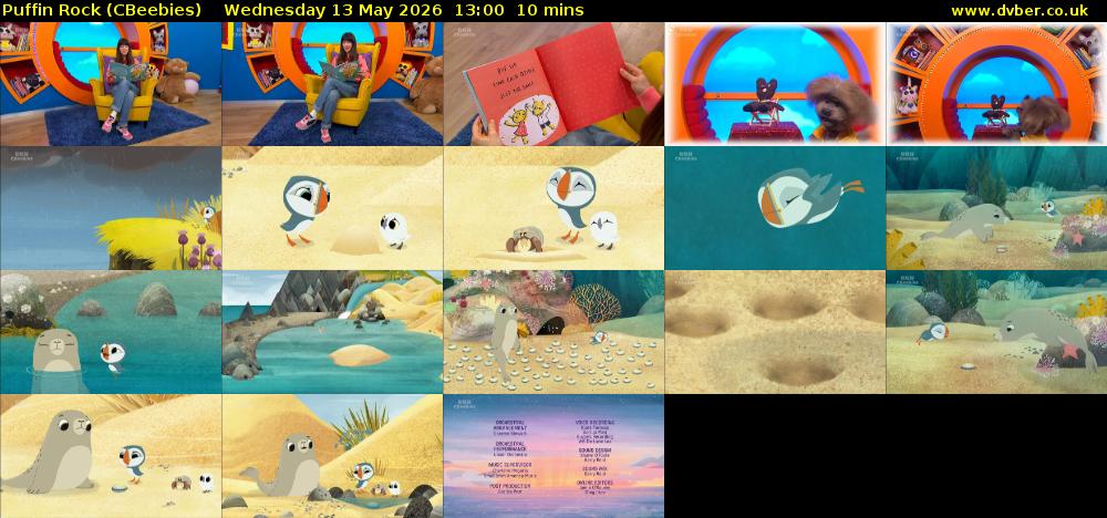 Puffin Rock (CBeebies) Wednesday 13 May 2026 13:00 - 13:10