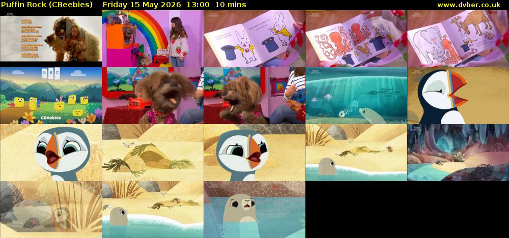 Puffin Rock (CBeebies) Friday 15 May 2026 13:00 - 13:10
