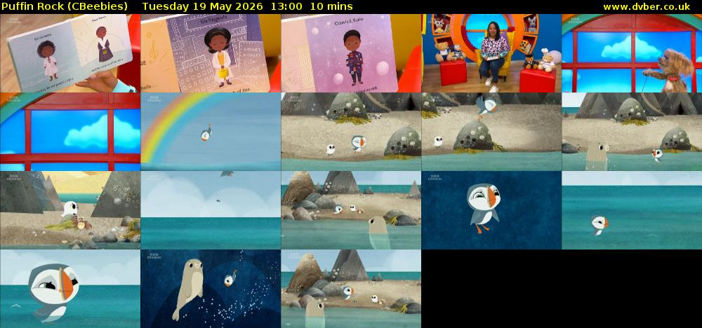Puffin Rock (CBeebies) Tuesday 19 May 2026 13:00 - 13:10