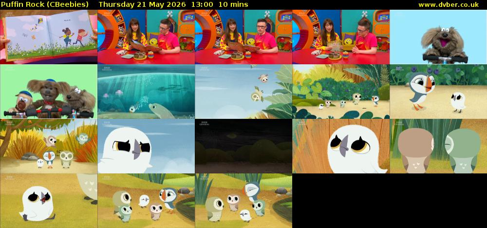 Puffin Rock (CBeebies) Thursday 21 May 2026 13:00 - 13:10