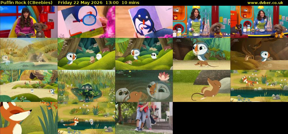 Puffin Rock (CBeebies) Friday 22 May 2026 13:00 - 13:10