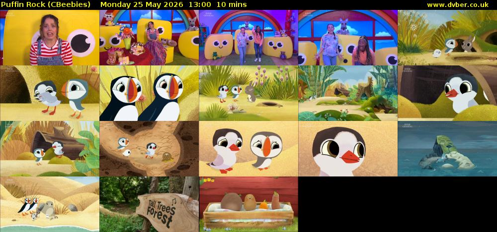 Puffin Rock (CBeebies) Monday 25 May 2026 13:00 - 13:10