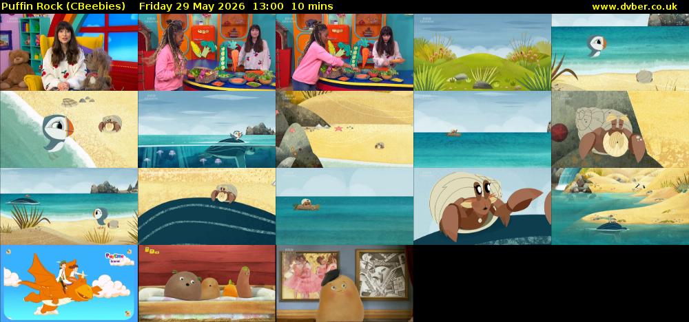 Puffin Rock (CBeebies) Friday 29 May 2026 13:00 - 13:10