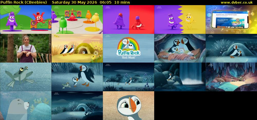 Puffin Rock (CBeebies) Saturday 30 May 2026 06:05 - 06:15