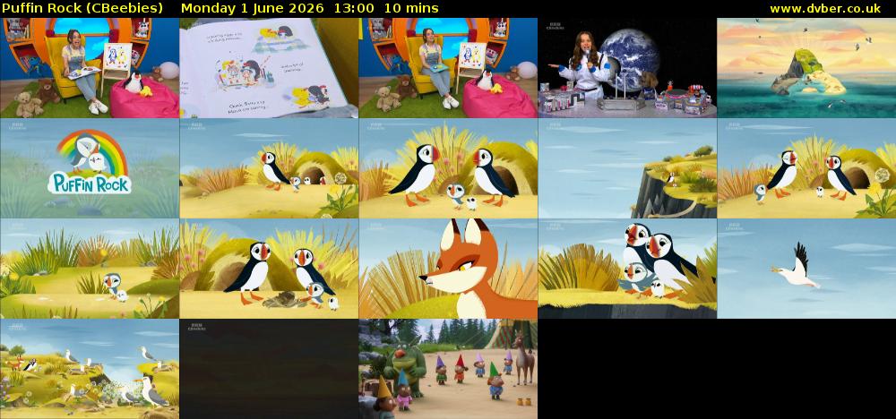 Puffin Rock (CBeebies) Monday 1 June 2026 13:00 - 13:10