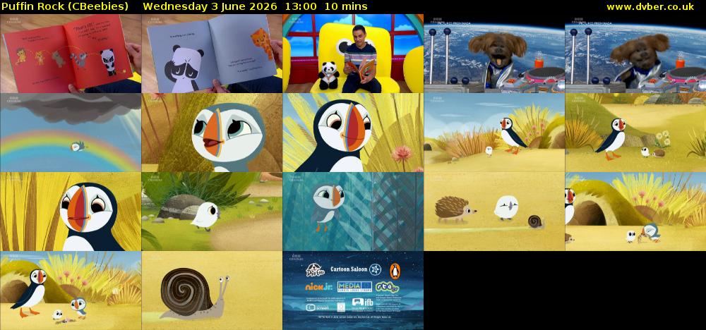 Puffin Rock (CBeebies) Wednesday 3 June 2026 13:00 - 13:10