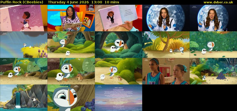 Puffin Rock (CBeebies) Thursday 4 June 2026 13:00 - 13:10