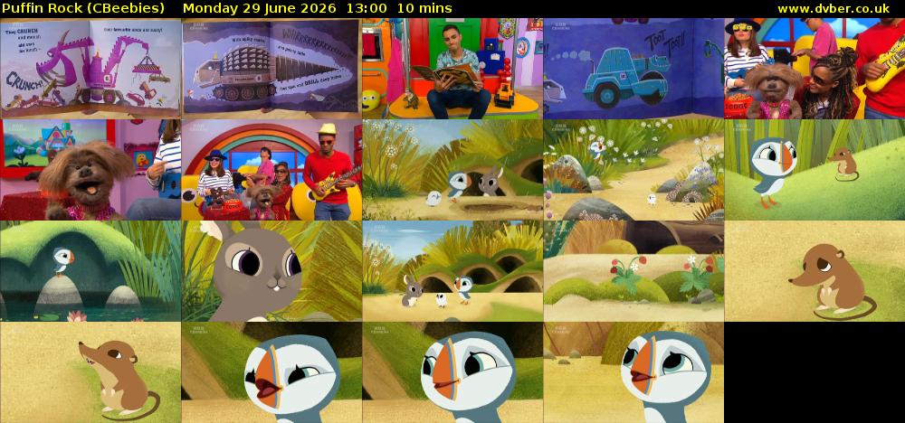 Puffin Rock (CBeebies) Monday 29 June 2026 13:00 - 13:10