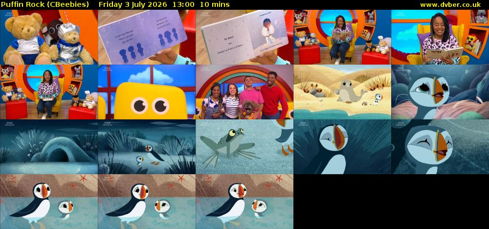 Puffin Rock (CBeebies) Friday 3 July 2026 13:00 - 13:10